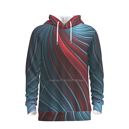 

Men's Pullover Hoodie Sweatshirt Graphic Abstract Hooded Daily 3D Print Basic Hoodies Sweatshirts Green