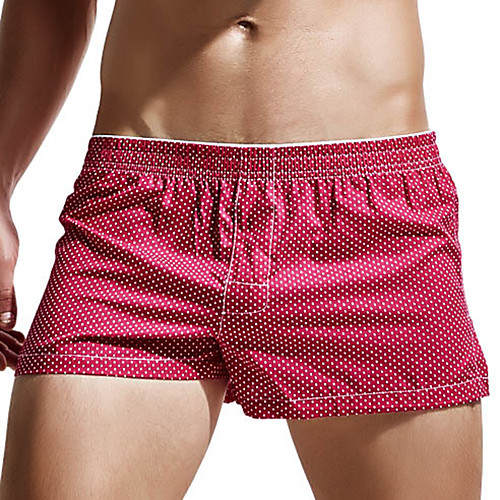 

Superbody Men's Sports Underwear Shorts Boxer Briefs Bottoms Cotton Fitness Gym Workout Performance Running Training Breathable Soft Sweat wicking Sport Red Blue Green Coffee / Stretchy