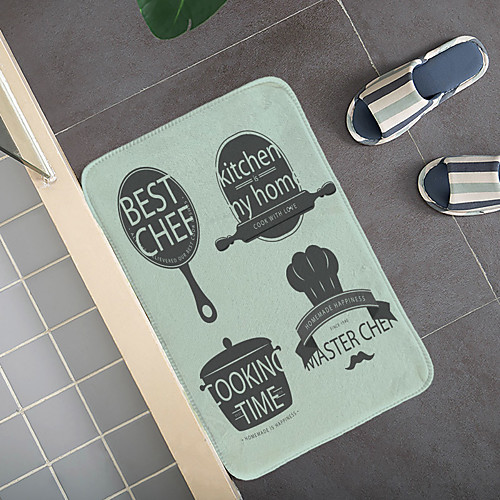 

Creative 3d Printing Kitchenware Field Hallway Carpet And Rugs For Bedroom Living Room Carpet Kitchen Bathroom Anti-slip Floor Mats