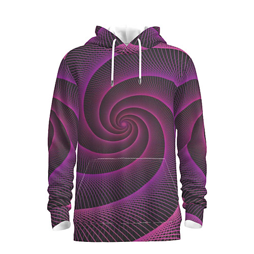 

Men's Pullover Hoodie Sweatshirt Graphic Abstract Hooded Daily 3D Print Basic Hoodies Sweatshirts Purple