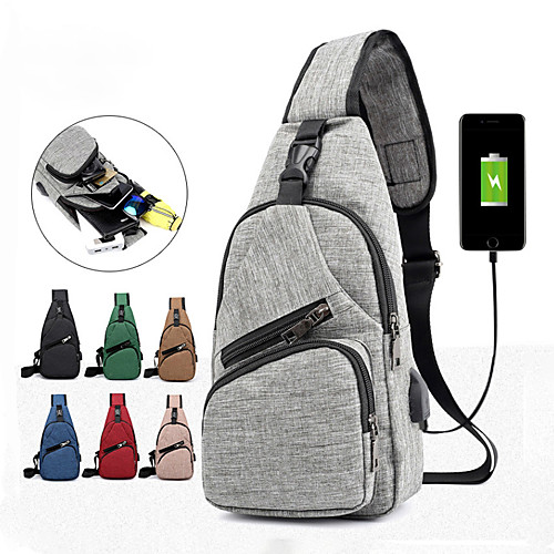 

2 L Hiking Backpack Lightweight Outdoor Hiking Oxford Cloth Dark Grey Red Green