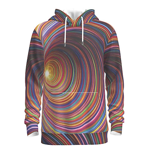 

Men's Pullover Hoodie Sweatshirt Graphic Abstract Hooded Daily 3D Print Basic Hoodies Sweatshirts Red
