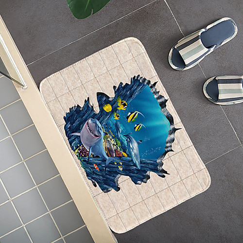 

Creative 3d Printing Multicolored Floor Field Hallway Carpet And Rugs For Bedroom Living Room Carpet Kitchen Bathroom Anti-slip Floor Mats