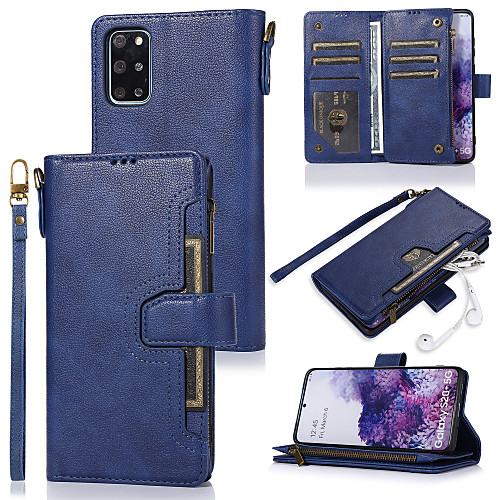 

Phone Case For Samsung Galaxy A51 A71 A70E A41 A31 A5 2018 A8 2018 Note 20 Card Holder Flip Magnetic Full Body Cases leather