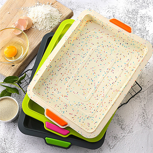 

Silicone Baking Tray Non-stick Square Baking Pan Baking Mold 1 Pc