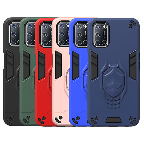 

Phone Case For OPPO Back Cover Oppo A92s Oppo A72 / A52 / A92 Shockproof with Stand Armor Armor TPU PC