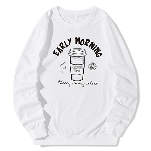 

Women's Pullover Sweatshirt Graphic Daily Casual Hoodies Sweatshirts Blue Yellow Blushing Pink