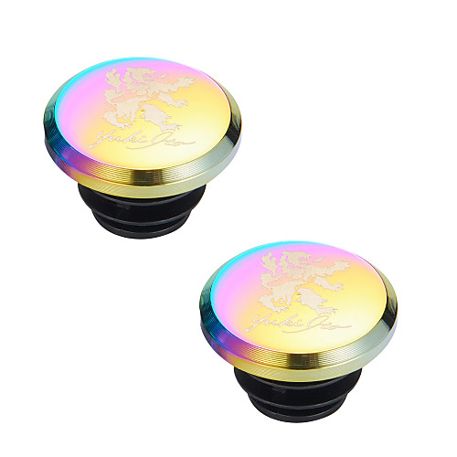 

ASIR Bike Handlerbar Grips Bike Handlebar Cap For Road Bike Mountain Bike MTB Folding Bike Fixed Gear Bike Cycling Bicycle Plastic & Metal Aluminium alloy Rainbow
