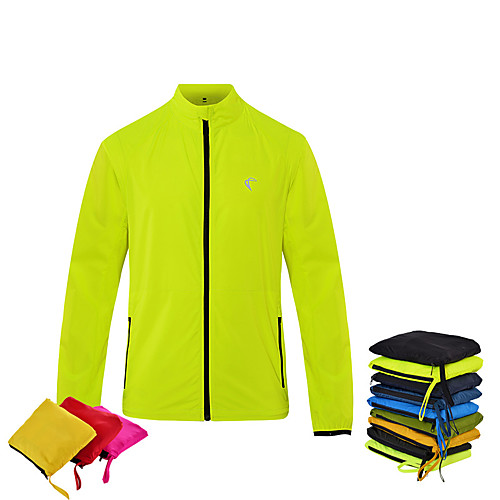 

Men's Cycling Jersey Summer Bike Jacket Top Waterproof Windproof Quick Dry Sports fluorescent green / Zhangqing / Black Mountain Bike MTB Road Bike Cycling Clothing Apparel Bike Wear / Long Sleeve