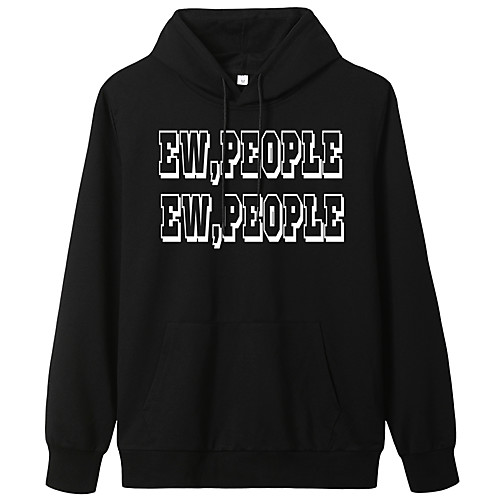 

Women's Hoodie Pullover Graphic Text Letter Monograms Front Pocket Daily Weekend Basic Casual Hoodies Sweatshirts Blue Yellow Blushing Pink