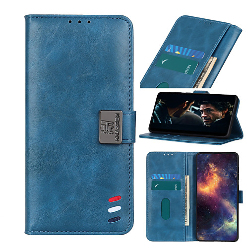 

Phone Case For Samsung Galaxy A10E Note 10 Plus Note 10 A10S A20S M30S M21 A90 A70S A51 A71 S20 Plus S20 S20 Ultra A81 Note 10 Lite A91 S10 Lite Flip Magnetic Full Body Cases leather