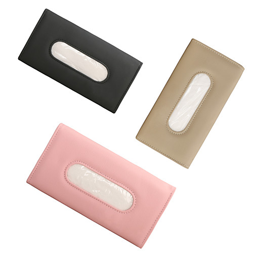 

Car Tissue Bag Sun Block Multifunctional Leather Car New Creative Sunroof Hanging Seat Car Drawer Box