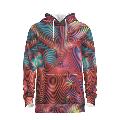 

Men's Pullover Hoodie Sweatshirt Graphic Abstract Hooded Daily 3D Print Basic Hoodies Sweatshirts Red