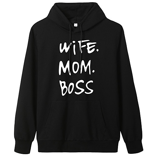 

Women's Hoodie Pullover Graphic Text Letter Daily Weekend Basic Casual Hoodies Sweatshirts Blue Yellow Blushing Pink