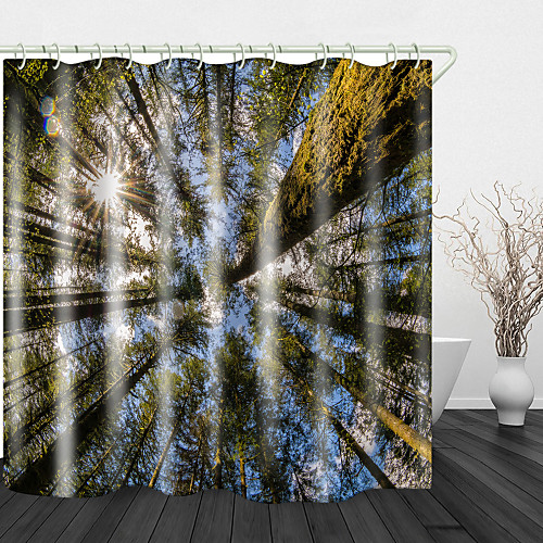 

Shower Curtains & Hooks Modern Polyester New Design