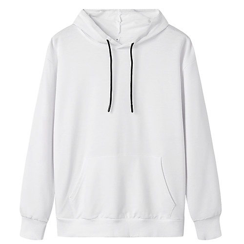 

Women's Hoodie Pullover Solid Colored Daily Weekend Basic Casual Hoodies Sweatshirts Blue Yellow Blushing Pink