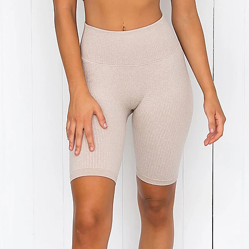 

Women's High Waist Compression Shorts Running Tight Shorts Athleisure Shorts Bottoms Nylon Fitness Gym Workout Performance Running Training Tummy Control Butt Lift Breathable Sport Deep Purple Black
