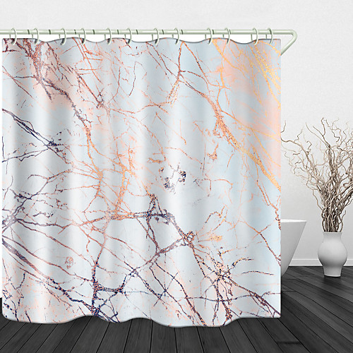 

Abstract Pattern Digital Print Waterproof Shower Curtain for Bathroom Decor Polyester Bathtub Curtains with Hooks 1PC 72 Inch
