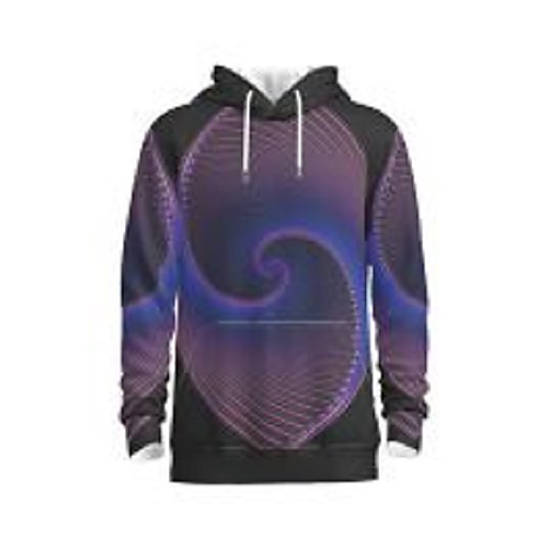 

Men's Pullover Hoodie Sweatshirt Graphic Abstract Hooded Daily 3D Print Basic Hoodies Sweatshirts Blue