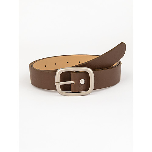 

Women's Waist Belt leatherette Belt Solid Colored / Work