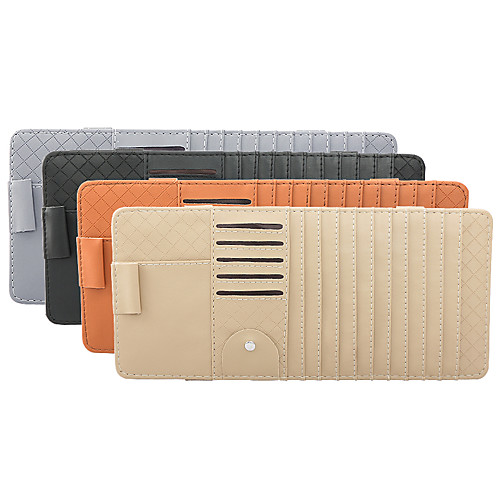 

Duranfu Lambskin Driver'S CD Board Lambskin CD Board Multi Function Creative CD Board