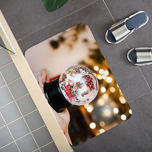 

Bathroom Bath Mats Creative Absorbent Bathroom Rug Coral Velve New Design