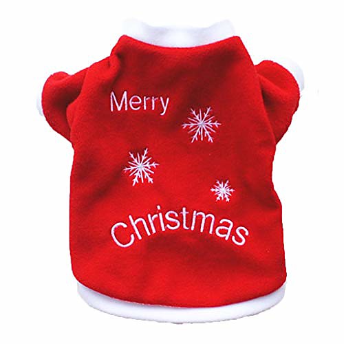 

pet christmas hoodie sweater warm winter appare dog cat dog outfits costume clothes knitwear plush clothes by 2dxuixsh