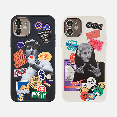 

Case For Apple iPhone 11 Shockproof / Dustproof / Plating Back Cover Word / Phrase TPU For Case iphone 11 Pro/11 Pro Max/7/8/7P/8P/SE 2020/X/Xs/Xs MAX/XR