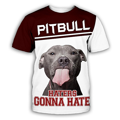 

Men's T shirt 3D Print Graphic Print Short Sleeve Party Tops Exaggerated Rainbow