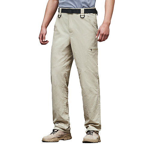 

Men's Work Pants Hiking Cargo Pants Hiking Pants Trousers Solid Color Summer Outdoor Loose Waterproof Ripstop Quick Dry Breathable Nylon Spandex Pants / Trousers Bottoms Khaki Black Work Hunting