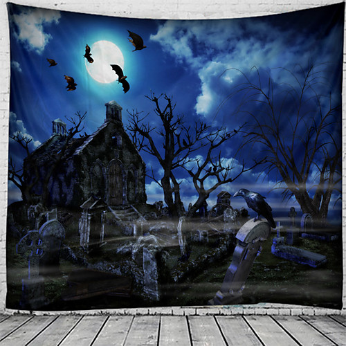 

Classic Theme / Halloween Wall Decor 100% Polyester Classic / Psychedelic Wall Art, 150100 cm Decoration