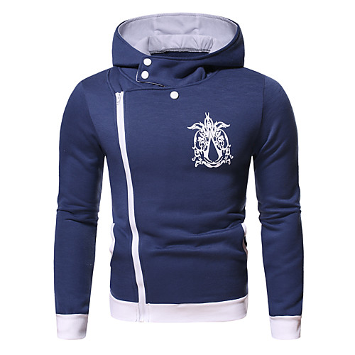 

Men's Pullover Hoodie Sweatshirt Solid Colored Hooded non-printing Basic Hoodies Sweatshirts Long Sleeve Blue Black