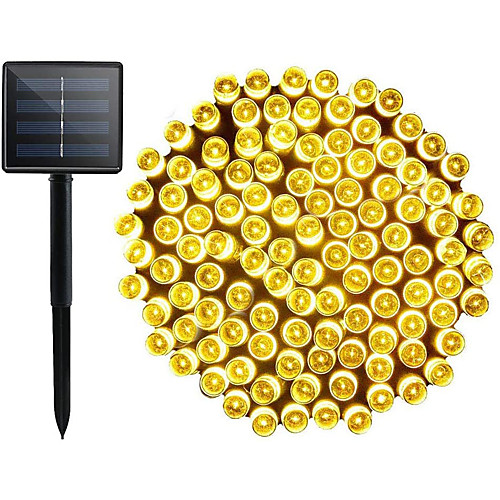 

Outdoor Solar String Light 78.7Ft 240LED Solar Fairy Lights Outdoor IP65 Waterproof with 8 Modes Twinkle Lights for Indoor Outdoor Patio Garden Yard Trees Christmas Wedding Party Decor Warm White