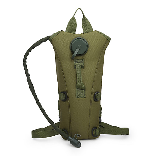 

3 L Hydration Backpack Pack Rain Waterproof Outdoor Climbing Camping Oxford Cloth Army Green