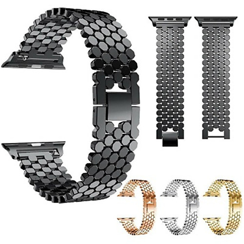 

Watch Band for Apple Watch Series 6 / SE / 5/4 44mm / Apple Watch Series 6 / SE / 5/4 40mm Apple Jewelry Design Stainless Steel Wrist Strap