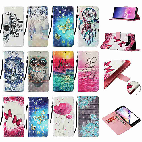 

Case For Samsung Galaxy Note 20 Galaxy Note 20 Ultra Galaxy A21s Wallet Card Holder with Stand Full Body Cases Butterfly Skull Flower PU Leather TPU for Galaxy A51 5G Galaxy A71 5G Galaxy S20 Ultra