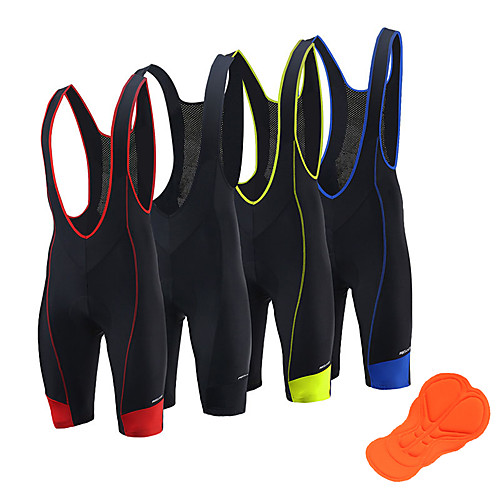 

Arsuxeo Men's Cycling Bib Shorts Nylon Spandex Bike Bib Shorts Pants Bottoms Quick Dry Moisture Wicking Sports Solid Color Black / Red / Blue Road Bike Cycling Clothing Apparel Relaxed Fit Bike Wear