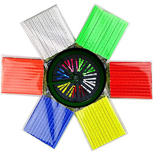 

Bike Spoke Reflector Pack of 12 Reflectors Spokes for Mountain and Road Bikes - Kids Bike Reflector Waterproof Bicycle Spoke Reflectors