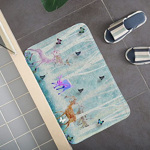 

Bathroom Bath Mats Creative Absorbent Bathroom Rug Coral Velve New Design