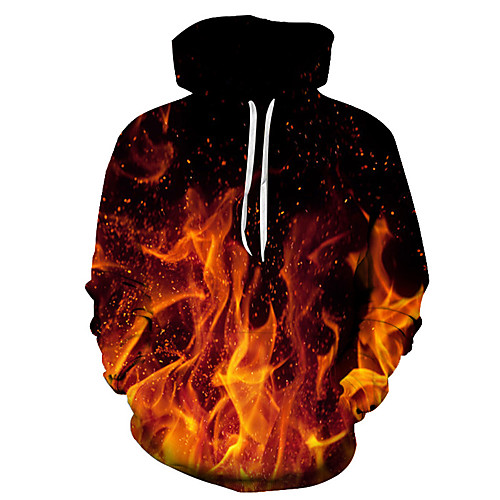 

Men's Pullover Hoodie Sweatshirt Graphic Hooded Daily Weekend 3D Print Basic Casual Hoodies Sweatshirts Long Sleeve Black