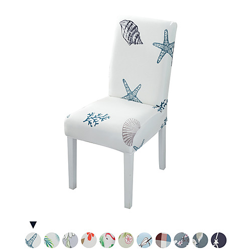 

1PC Floral Print Chair Cover Dining Elastic Chair Covers Spandex Stretch Elastic Europe Style Anti-dirty Removable