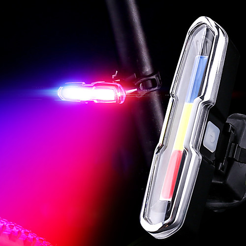 

Bike Light Rear Bike Tail Light Safety Light Bicycle Cycling Waterproof Multiple Modes Super Bright Portable 15/10 lm Rechargeable USB White Red Blue / Quick Release