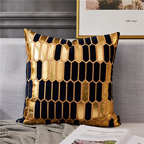 

1 pc Luxury Honeycomb Fashion Pillow Case Nordic style velvet Pillow Case Cover Living room Bedroom Sofa Pillow Cushion Cover