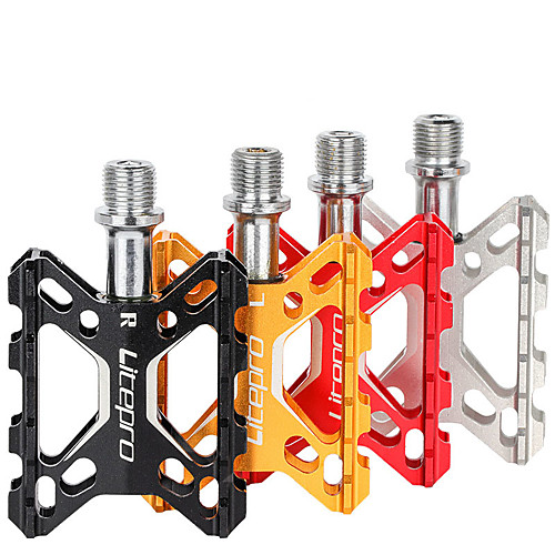 

Acacia Mountain Bike Pedals Flat & Platform Pedals Anti-Slip Durable Easy to Install Aluminium Alloy for Cycling Bicycle Road Bike Mountain Bike MTB BMX Orange
