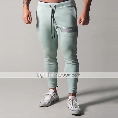 

Men's Sweatpants Joggers Athleisure Bottoms Drawstring Zipper Pocket Cotton Winter Fitness Gym Workout Running Training Quick Dry Moisture Wicking Soft Normal Sport Black Light Green Grey Navy Blue