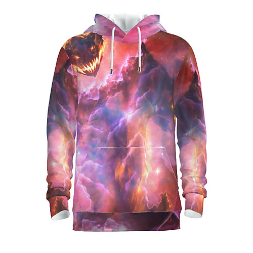 

Men's Pullover Hoodie Sweatshirt Graphic Animal Hooded Daily 3D Print Basic Hoodies Sweatshirts Long Sleeve Blushing Pink