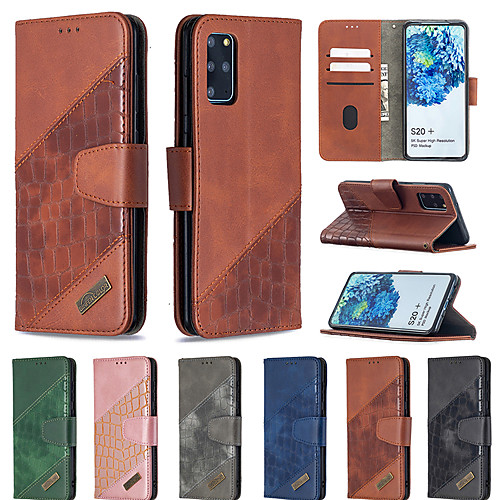 

Phone Case For Samsung Galaxy A42 5G Card Holder Shockproof Magnetic Full Body Cases Lines Waves leather For Galaxy S20 FE 5G