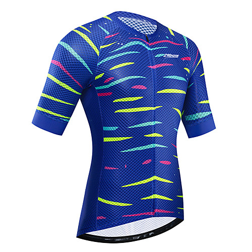 

21Grams Women's Short Sleeve Cycling Jersey Summer Royal Blue Bike Jersey Top Mountain Bike MTB Road Bike Cycling UV Resistant Quick Dry Breathable Sports Clothing Apparel / Stretchy / Race Fit