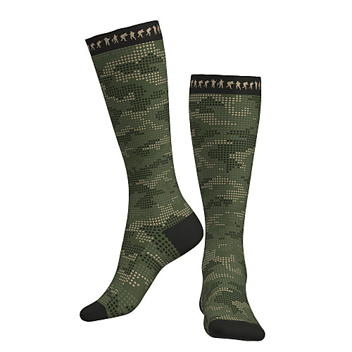 

Compression Socks Long Socks Over the Calf Socks Athletic Sports Socks Cycling Socks Women's Men's Bike / Cycling Breathable Soft Comfortable 1 Pair Camo / Camouflage Cotton Green S M L / Stretchy