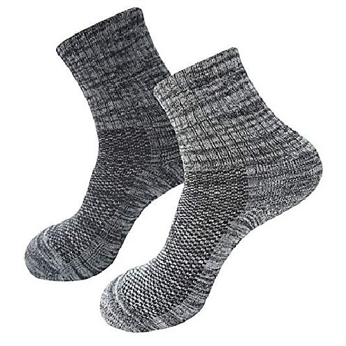 

Men's Hiking Socks Cycling Socks 1 PCS Winter Outdoor Breathable Moisture Wicking Comfortable Socks Cotton Navy Black Light Gray for Camping / Hiking Hunting Fishing